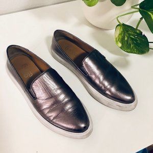 Franco Sarto Women's Mony Slip On Sneaker Pewter